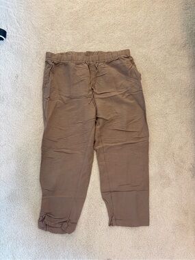H&M Women's Brown Drawstring Jogger Pants